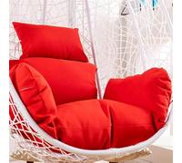 QTANZIQI Coussin de Chaise de Panier Suspendu imperméable, Coussin de Chaise d'œuf d'intérieur d'extérieur, Coussin de Dossier de siè de hamac Confortable pour Patio (Violet)