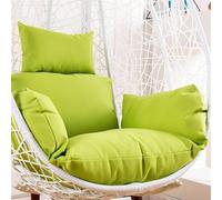 QTANZIQI Coussin de Chaise de Panier Suspendu imperméable, Coussin de Chaise d'œuf d'intérieur d'extérieur, Coussin de Dossier de siè de hamac Confortable pour Patio (Violet)