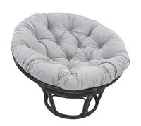 QTANZIQI Coussin de Chaise Rond épais Doux, Coussin de nid de balançoire d'œuf Confortable, Coussin de siè intérieur/extérieur, Coussin de hamac Relaxant, Rouge Vif 60 cm