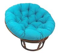 QTANZIQI Coussin de Chaise Rond épais Doux, Coussin de nid de balançoire d'œuf Confortable, Coussin de siè intérieur/extérieur, Coussin de hamac Relaxant, Rouge Vif 60 cm