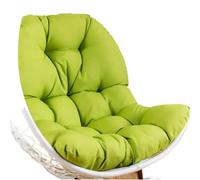 QTANZIQI Coussin de Chaise Suspendu en Forme d'œuf, Coussin de siè, balançoire, Tapis Suspendu, Oreiller, Patio, extérieur, hamac épais à Bascule pour Patio (Vert)