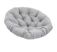 QTANZIQI Coussin de Chaise Suspendu pour Balcon, Coussin de Chaise en Forme d'œuf, Coussin de siè, balançoire, Tapis Suspendu, Oreiller, Patio, extérieur, à Bascule épais pour la Maison (Gris