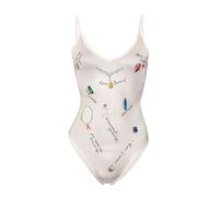 QTANZIQI Cute Printed Romper Bodysuit Women Night Club Clothes T Shirt Bodycon Lingerie Bodysuits Clothing