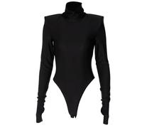 QTANZIQI Elegant Skinny One Piece Bodysuit for Rompers Office Lady Fitness Bodies Ladies Tops Women Jumpsuits