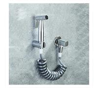 QTANZIQI Ensemble de pulvérisateur de Bidet à Main en Acier Inoxydable, Robinet de Salle de Bains chromé Mural pour Le Nettoyage des Couches en Tissu de bébé, Jet d'eau Froide Unique