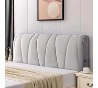 QTANZIQI Ensemble d'oreillers compensés pour tête de lit en Forme de Triangle avec Housse Amovible, traversin pour lit de Repos, Coussin de tête de lit pour Plus de Confort de Soutien, Gris Peu