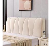 QTANZIQI Ensemble d'oreillers de tête de lit, traversin Triangulaire avec Housse Amovible, Coussin de lit de Jour pour Lire ou se Reposer, Blanc (120 × 75 cm)