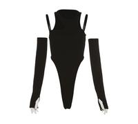 QTANZIQI Gothic Harajuku Bodysuit Women Y2K Clothes Camisole Backless Hollow Out Bodysuits Top Summer Body Tops Jumpsuit