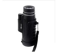 QTANZIQI Jumelles Portables Haute Puissance, monoculaire, télescope monoculaire Zoom, lentille en Verre Optique à revêtement entièrement Polyvalent + Clip de téléphone + trépied pour Sports de Plein