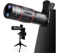 QTANZIQI Jumelles Portables Objectif de téléphone Portable Haute Puissance, téléobjectif Zoom 18X avec trépied, Objectif d'appareil Photo de téléphone HD Compatible, Smartphone Android, télescope