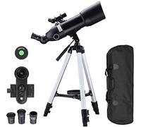 QTANZIQI Jumelles Ultra HD Haute Puissance, télescope monoculaire Moonshot 16-133X pour débutant, télescope astronomique avec Sac de Rangement Portable à Support Haut, avec Support de téléphone pour