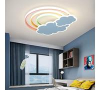 QTANZIQI Lampe de Chambre LED, plafonnier Rainbow Cloud, Variable 3000K-6500K avec télécommande pour l'éclairage de la Chambre du Salon