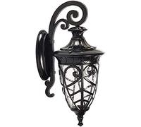 QTANZIQI Lanterne Murale d'extérieur Industrielle Vintage, luminaire Mural de étanche avec Lampe en métal E27, Applique Murale de 17 Pouces pour décoration de de Couloir de Porche.