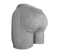 QTANZIQI Men Butt Lifter Hip Enhancer Padded Underwear, Cotton Butt and Thigh Shapewear Boxer Briefs Push Up Pad Panties Short