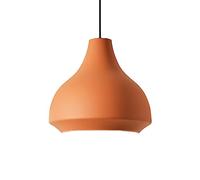 QTANZIQI Plafonnier d'éclairage à tête Unique à vis E27, Abat-Jour de en métal coloré, Suspension de Style Minimaliste Nordique, Lampe Suspendue d'étude de Porche de Salon