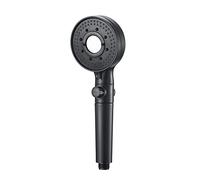 QTANZIQI Pommeau de Douche, Haute Pression pour Basse Pression, pommeau de Douche à Main avec Filtre pour Eau Dure pour Augmenter la Pression, 3 Modes de pulvérisation réglables avec Bouton