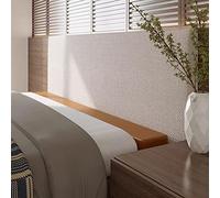QTANZIQI Protè-lit en Cuir personnalisé, rallonge de Matelas, Remplissage d'espace pour lit Queen/King, avec Oreiller de tête de lit en Mousse à mémoire de Forme Douce, Housse Amovible de 150
