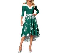 QTANZIQI Robes décontractées Robe tricotée pour Femme - Robe Pull élégante pour l'automne l'hiver - Robe de soirée élégante sans épaules pour Les Occasions festives, Les soirées, Les