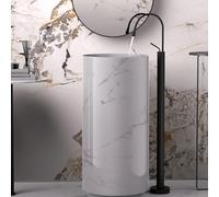 QTANZIQI Robinet de Bain à col de cygneMitigeur monocommande Rotatif à 360° pour salles de Bains élégantesSolution de Baignoire élégante Fonctionnelle