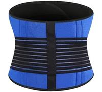 QTANZIQI S-6XL Grande Taille Bas du Dos Orthèse Femmes Hommes Double Traction Ceinture de décompression Lombaire Sport Fitness Taille Formateur Correcteur Soulagement de la Douleur Bande de Massage