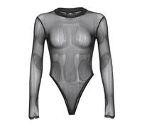 QTANZIQI See Through Bodysuit Backless Hollow Out Transparent Club Jumpsuits Women Solid Tee Summer Elegant Streetwear
