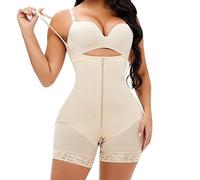 QTANZIQI Shapewear pour Femmes, contrôle du Ventre, rehausseur de Fesses, avec Fermeture éclair à l'entrejambe
