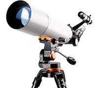 QTANZIQI Télescope Jumelles Haute Puissance pour débutants Adultes, Ouverture de 80 mm, télescope de 500 mm pour l'astronomie, lentille Prisme BAK4, télescope réfracteur astronomique avec