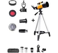 QTANZIQI Télescope Jumelles Haute Puissance Télescope Astronomique, Télescope Spatial d'entrée de Gamme HD d'observation des étoiles pour étudiants, télescopes pour Adultes, Ouverture 70 mm