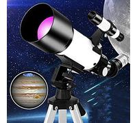 QTANZIQI Télescope Jumelles Haute Puissance Télescope de Voyage pour débutants avec oculaire trépied, télescope réfracteur avec Sac de Transport pour débutant pour intérieur/extérieur