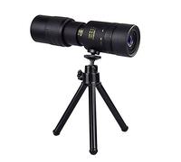 QTANZIQI Télescope monoculaire Haute Puissance 4K 10-60X40 mm Super téléobjectif Zoom randonnée monoculaire étanche avec Support pour Smartphone trépied pour la randonnée pour l'observation des