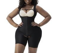 QTANZIQI Vêtement de Compression Post-Partum pour Femmes, contrôle du Ventre, Body, Haut du Bras, Buste Ouvert, vêtement Amincissant