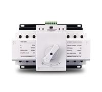 QTAZMJPB 3P 63A 380V 50/60hz 3 Fils MCB Type Double Puissance commutateur de Transfert Automatique ATS