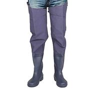 QTDZ Bottes Pêche Hommes Bottes en Plein Air Antidérapant Antidérapantes Multi-Utilité Chaussures d'eau Imperméables Imperméables Respirantes, Robustes Et Durables Bootfoot Hanche PVC,Violet,43 EU