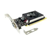 QTHREE NVIDIA GT 710 Carte graphique 2 Go, DRR3, 64 bits, VGA, HDMI, carte vidéo pour PC, GPU d'ordinateur profil bas, PCI Express 2.0 X8, prise en charge HDCP, DirectX 11, faible consommation