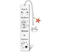 QTQTLP Cadeau Atsem Maternelle Merci Maitresse Marque-Page Atsem Cadeau Marque Page Maitresse Cadeau Atsem D'école Fin (4)