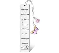 QTQTLP Cadeau Atsem Maternelle Merci Maitresse Marque-Page Atsem Cadeau Marque Page Maitresse Cadeau Atsem D'école Fin (2)