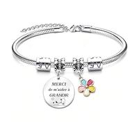QTQTLP Cadeau Maitresse D'école Maternelle Bracelet Atsem Merci Maîtresse Cadeaux Fin d'année Scolaire Cadeau Assistante Maternelle Cadeaux Institutrice