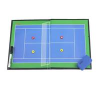 QTQYTDM Magnétique Tableau Tactique Tennis, avec Tableau Effaçable à Sec x 1, Marqueur x 2，Tableau D'entraînement de Tennis Tableau Stratégie Panneau pour Entraîner de Tennis Compétition