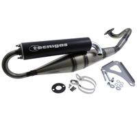 qtre Next R de gaz d'échappement compatible pour Peugeot New Vivacity 50 à 2 temps, Speedfight 3 50 AC/LC 2 temps de type?: F1