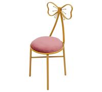 QTREIDG Chaise de coiffeuse avec dossier papillon, confortable et rembourrée, pour chambre à coucher, salon, coiffeuse, salon, stable jusqu'à 100 kg