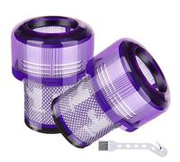 Qtrollc Lot de 2 filtres de rechange pour aspirateurs Dyson V11 Outsize, V11 Outsize Origin, Outsize Absolute+, V11 Outsize Origin+, Outsize +, Outsize Absolute+, V15 Outsize, comparé à la pièce