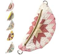 QTVKMAS Sac Bandoulière Patchwork Matelassé Inspiré Vintage Fabriqué à la Main Léger et Ergonomique pour Randonnée Course(A)