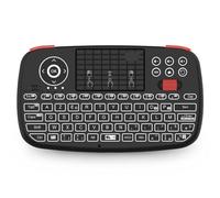 QTwgrCHng Clavier sans Fil avec pavé Tactile et Souris rétroéclairée Compatible avec Android TV Box TV(French Keyboard)
