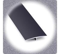 QTWLG Profil De Transition De Plancher Découpable, Bande De Séparation en T Bandes De Transition pour Seuils Barre De Seuil pour Stratifié - Gris/Rose/Argent/Noir/Rouge(Black,40 * 900mm)