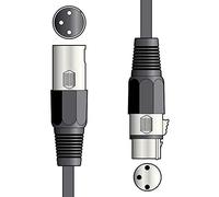 QTX Câbles d'éclairage DMX Professionnels XLR vers Prise 20 m