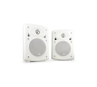 QTX QR5B Enceintes murales blanches 1active + 1 passive