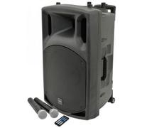 QTX QX12PA, système audio mobile 12'' MP3/SD/USB/BT/FM/2x VHF, 200W