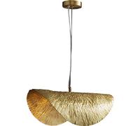 QTYQWC 17.9 "Éclairage Pendentif LED en Laiton réglable en Laiton Classic Lotus Lempe Shade, Pays français, luminaires Suspendus industriels pour l'évier de la Cuisine