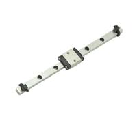 QTYQWC 440c en Acier Inoxydable MGN7 Guide linéaire Rail Guide linéaire avec Voitures C/H (SS-MGN7-1C-200 mm)