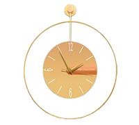 QTYQWC Art Silencieux Mur d'horloge Horloge Murale Moderne Non Ticking Wall Horloge Metal décoratif pour la Cuisine du Bureau à la Maison Salon Non coche